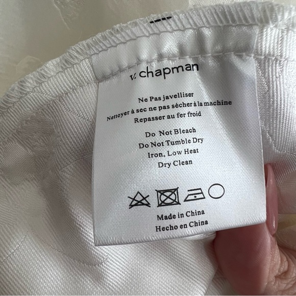 NEW NWT V. Chapman Cora Midi Dress In White Baroque Floral - Picture 10 of 11